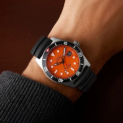 Timex Deepwater Reef 200 Titanium Automatic 41mm Synthetic Rubber Strap TW2Y64300