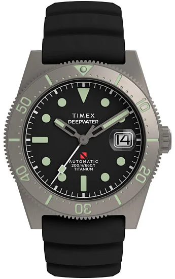 Timex Deepwater Reef 41mm Synthetic Rubber Strap Automatic TW2W73800