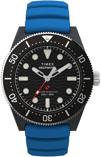 Timex Deepwater Reef XCF 43mm Synthetic Rubber Strap TW2Y02500