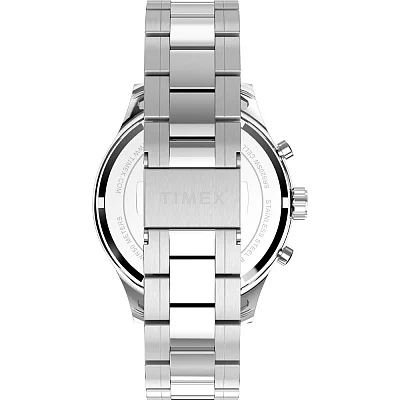 Timex Dress Chronograph 43mm Stainless Steel Bracelet TW2Y01400