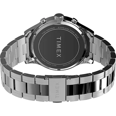 Timex Dress Chronograph 43mm Stainless Steel Bracelet TW2Y01400