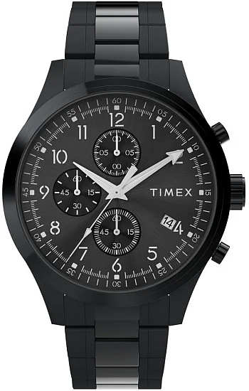 Timex Dress Chronograph 43mm Stainless Steel Bracelet TW2Y01600