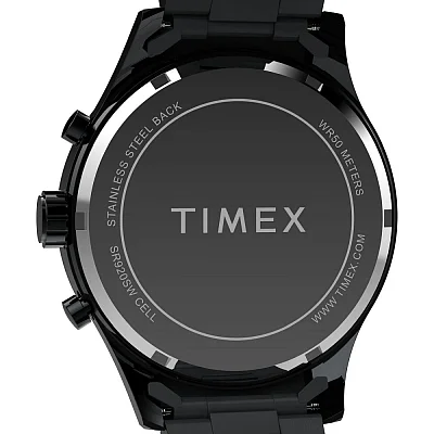 Timex Dress Chronograph 43mm Stainless Steel Bracelet TW2Y01600