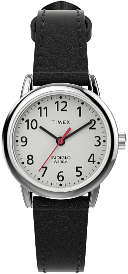 Timex Easy Reader 25mm Leather Strap Indiglo TW2V75300