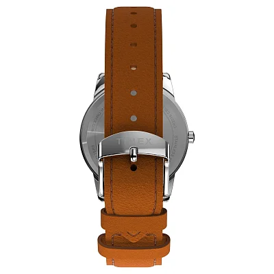 Timex Easy Reader 35mm Leather Strap Indiglo TW2W54600