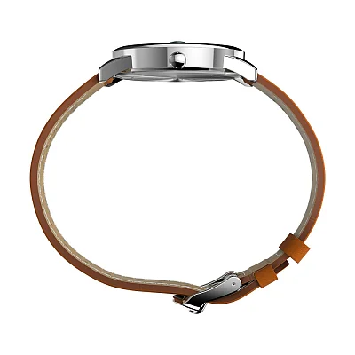 Timex Easy Reader 35mm Leather Strap Indiglo TW2W54600