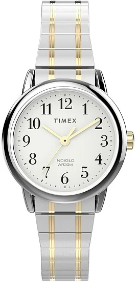 Timex Easy Reader 25mm Stainless Steel Expansion Band Indiglo TW2W52500