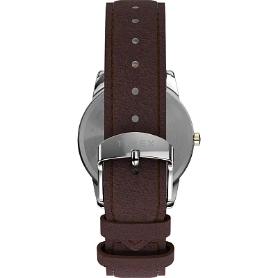 Timex Easy Reader 35mm Leather Strap Indiglo TW2W54500