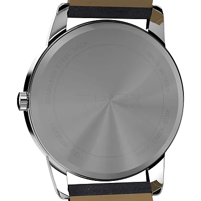 Timex Easy Reader 35mm Leather Strap Indiglo TW2W54300