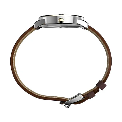 Timex Easy Reader 35mm Leather Strap Indiglo TW2W54500