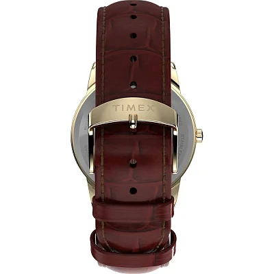 Timex Easy Reader 35mm Leather Strap Indiglo TW2W95500