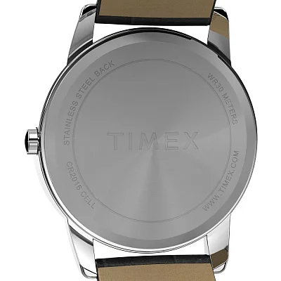 Timex Easy Reader 35mm Leather Strap Indiglo TW2W95400