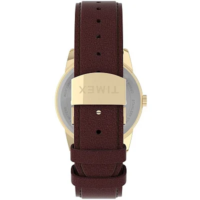 Timex Easy Reader 38mm Leather Strap Indiglo TW2V68900