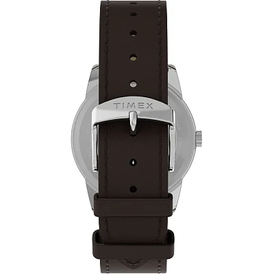 Timex Easy Reader 38mm Leather Strap Indiglo TW2Y12600
