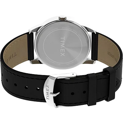 Timex Easy Reader 38mm Leather Strap Indiglo TW2Y12800