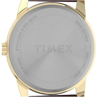 Timex Easy Reader 38mm Leather Strap Indiglo TW2V68900