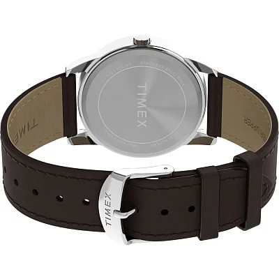 Timex Easy Reader 38mm Leather Strap Indiglo TW2Y12600