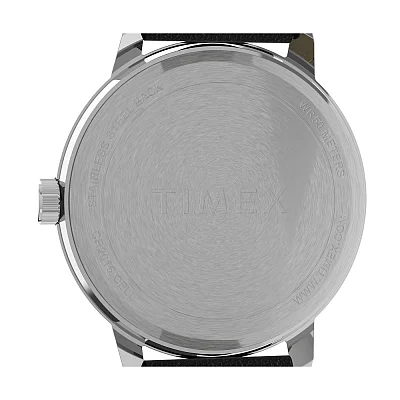 Timex Easy Reader Bold 43mm Leather Strap Indiglo TW2V21400