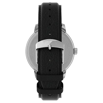 Timex Easy Reader Bold 43mm Leather Strap Indiglo TW2V21400