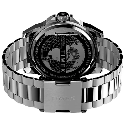 Timex Essex Avenue Multifunction 44mm Stainless Steel Bracelet TW2V43300