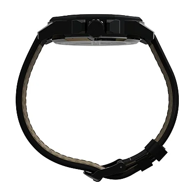 Timex Essex Avenue Day-Date 44mm Leather Strap TW2V42900