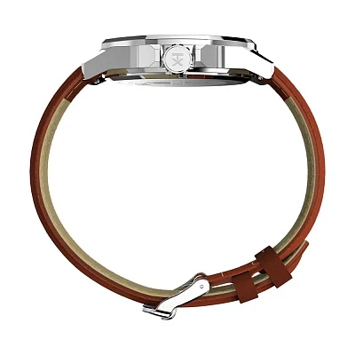 Timex Essex Avenue Day-Date 46mm Leather Strap TW2W92800