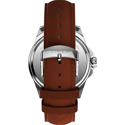 Timex Essex Avenue Day-Date 46mm Leather Strap TW2W92800