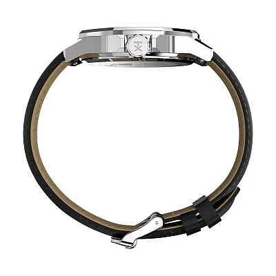 Timex Essex Avenue Day-Date 46mm Leather Strap TW2W79800