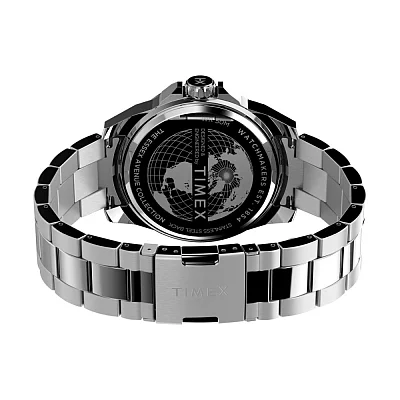 Timex Essex Avenue Day-Date 46mm Stainless Steel Bracelet TW2W13900