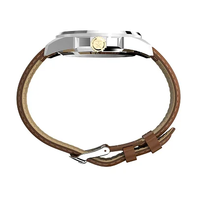 Timex Essex Day-Date 45mm Leather Strap TW2Y38100