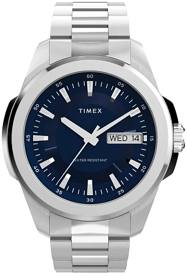 Timex Essex Day-Date 45mm Stainless Steel Bracelet TW2Y21100