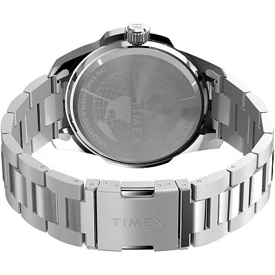 Timex Essex Day-Date 45mm Stainless Steel Bracelet TW2Y21000