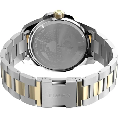 Timex Essex Day-Date 45mm Stainless Steel Bracelet TW2Y35300