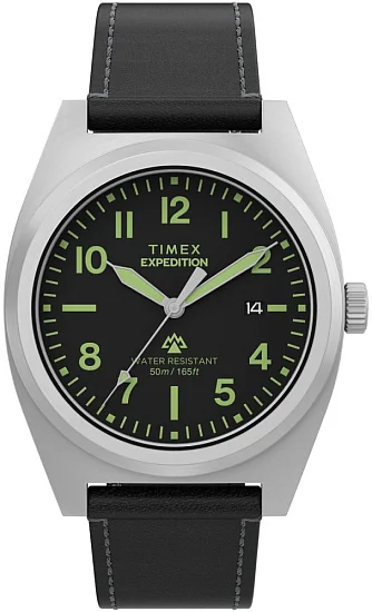 Timex Expedition Capstone 39mm Eco-Friendly Leather Strap TW2Y30700