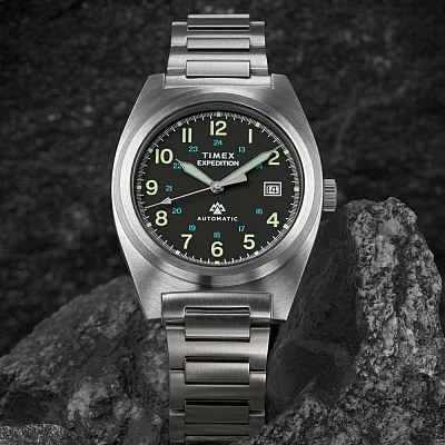 Timex Expedition Capstone Automatic 39mm Stainless Steel Bracelet Automatic TW2Y39600