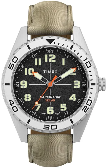 Timex Expedition Field Solar 43mm Eco-Friendly Fabric Strap TW4B30700