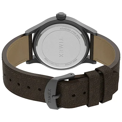 Timex Expedition Scout 40mm Leather Strap Indiglo TW4B23100