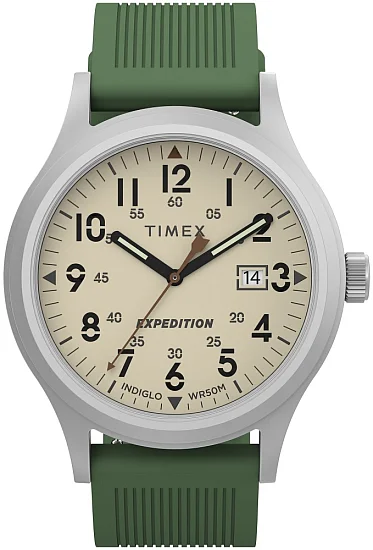 Timex Expedition Scout 40mm Silicone Strap Indiglo TW4B30100