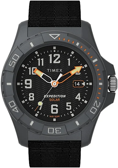 Timex Expedition North Solar Freedive Ocean 46mm Recycled Fabric Strap TW2V40500