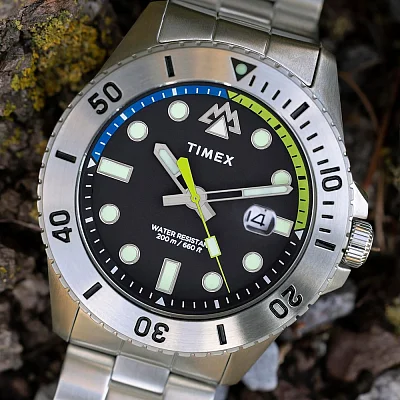 Timex Expedition North Anchorage 42mm Stainless Steel Bracelet TW2W41900