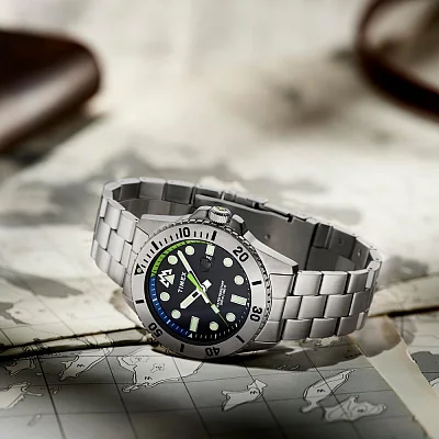 Timex Expedition North Anchorage 42mm Stainless Steel Bracelet TW2W41900