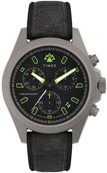 Timex Expedition North Field Chrono 43mm Recycled Mixed Materials Strap TW2V96300