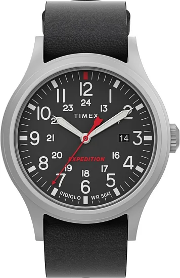 Timex Expedition North Sierra 40mm Leather Strap Indiglo TW2V07500