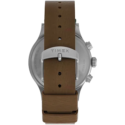 Timex Expedition North Sierra Chronograph 42mm Eco-Friendly Vegan Leather Strap TW2W16400