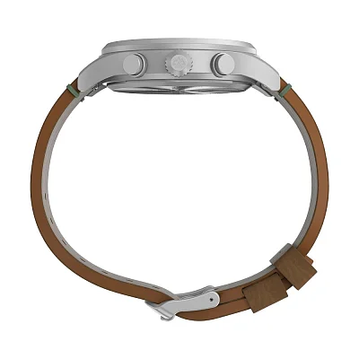 Timex Expedition North Sierra Chronograph 42mm Eco-Friendly Vegan Leather Strap TW2W16400