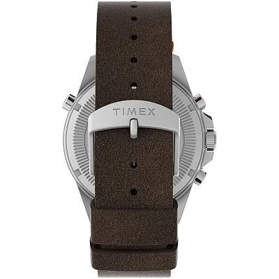 Timex Expedition North Tide Temp Compass 43mm Eco-Friendly Leather Strap Indiglo TW2V64400