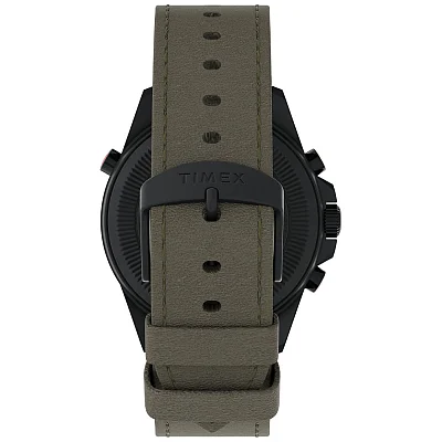Timex Expedition North Tide Temp Compass 43mm Eco-Friendly Leather Strap Indiglo TW2V21800