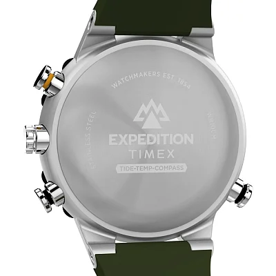 Timex Expedition North Tide Temp Compass 45mm Silicone Strap TW2Y14400