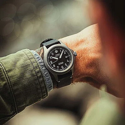Timex Expedition North Titanium Automatic 41mm Eco-Friendly Leather Strap TW2V54000