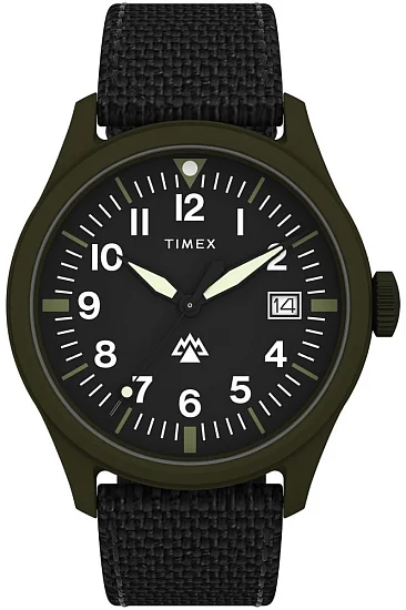 Timex Expedition North Traprock 43mm Eco-Friendly Fabric Strap Indiglo TW2W34400